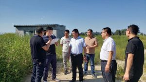 廊坊市生態(tài)環(huán)境局到經開區(qū)氣霧劑園視察工作效果及進度